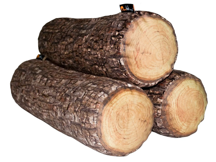 Forest Log Bolster Cushion by Woodsmen
