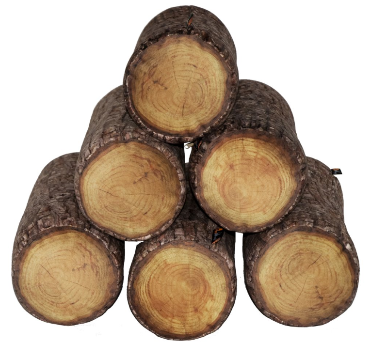 Forest Log Bolster Cushion by Woodsmen