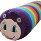 Rainbow Caterpillar Log Cushion by Woodsmen