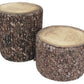 Low Tree Stump Stool by Woodsmen