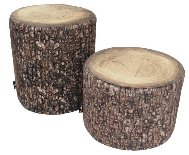 Low Tree Stump Stool by Woodsmen
