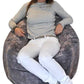 Stone Look Pod Seat by Woodsmen