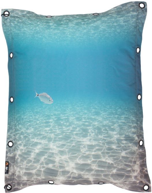 Ocean Print Floor Lounger by Woodsmen