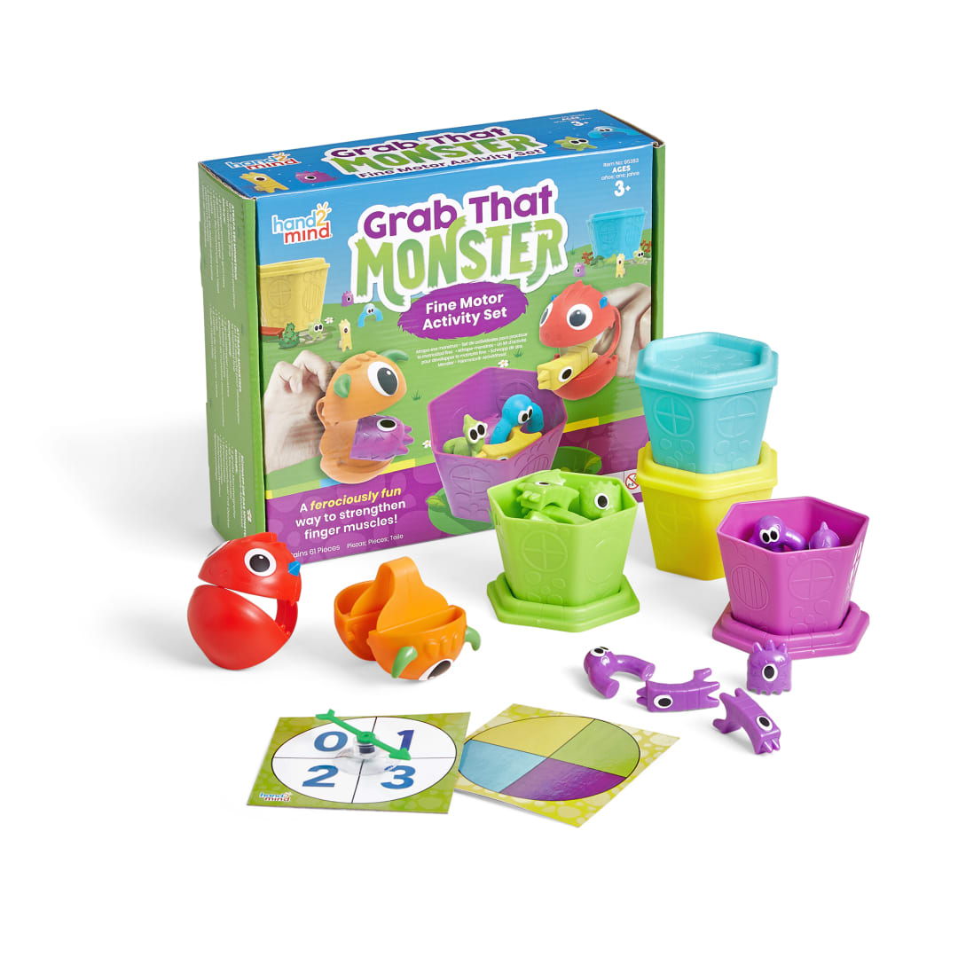 Monster Grabbers Fine Motor Sorting Set – Classroom Pack