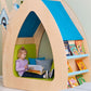 Reading Oasis House with Shelves and Seats by NOVUM