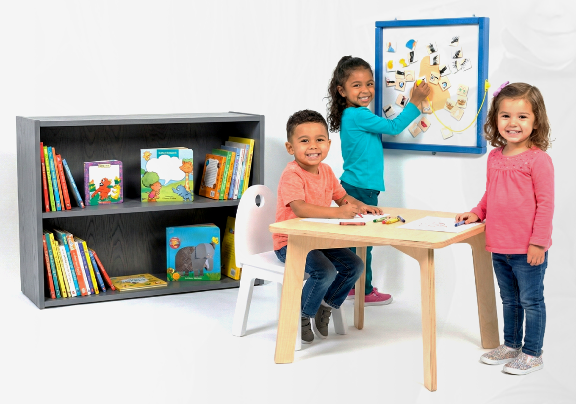 Nordic Low Bookcase by Playscapes