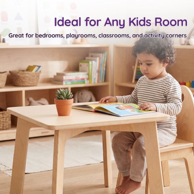 Nordic Beech Children's Table by Playscapes