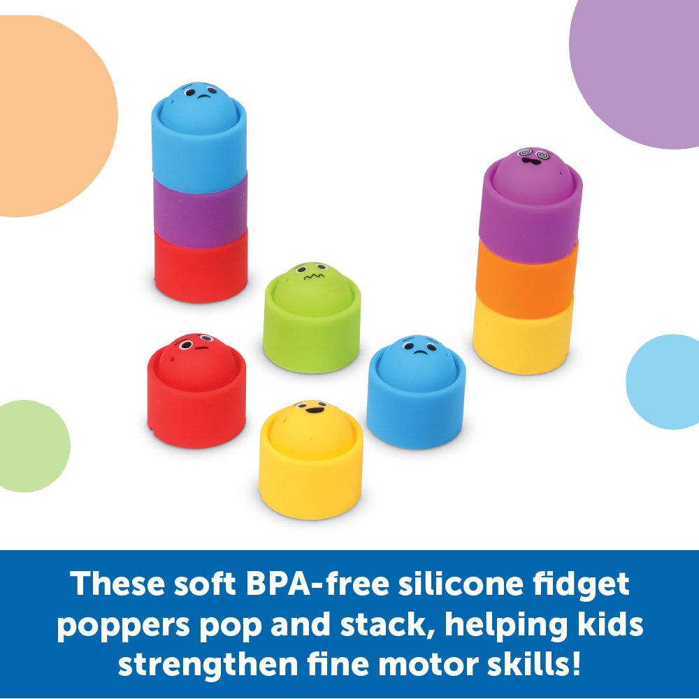 Feelings Fidget Poppers, Set of 24 – Classroom Pack, view 3