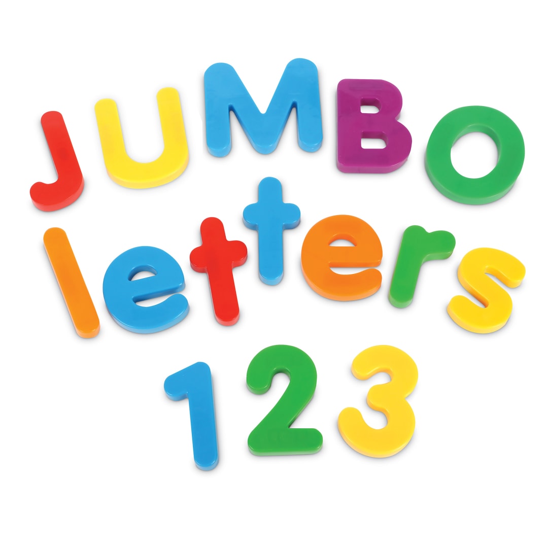Jumbo Magnetic Letters & Numbers, 116 Pieces – Classroom Pack, view 2