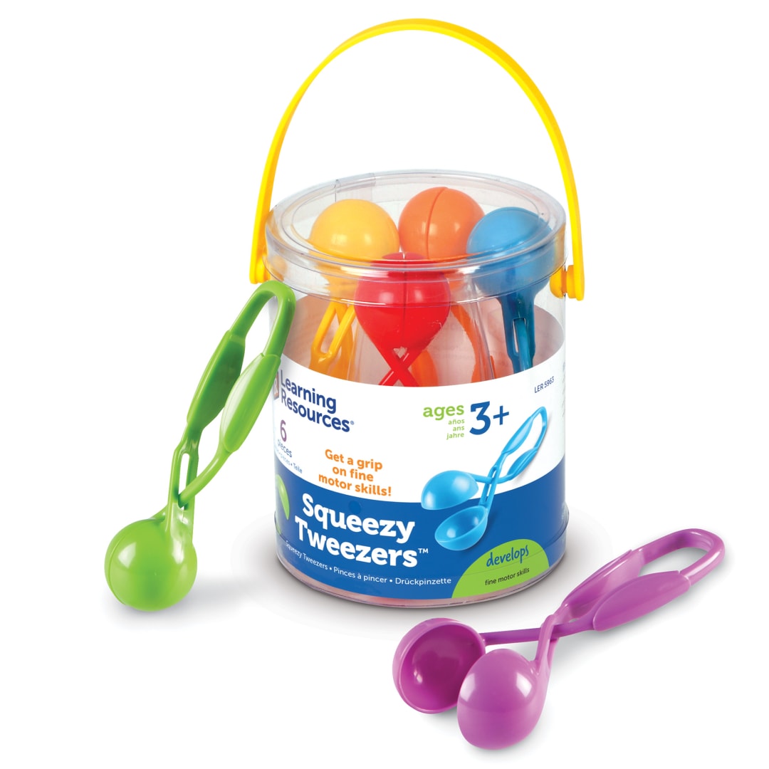 Squeeze Tweezers, Set of 6 – Classroom Pack