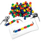 Wooden Lacing Beads & Pattern Card Set – Classroom Pack