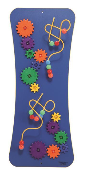 Wires, Beads & Gears Tall Wall Activity by Playscapes