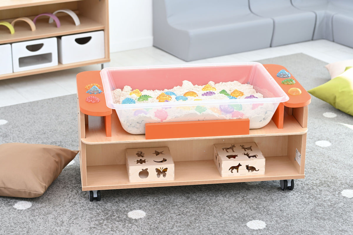 Mobile Sensory Bin Cart by Moje Bambino