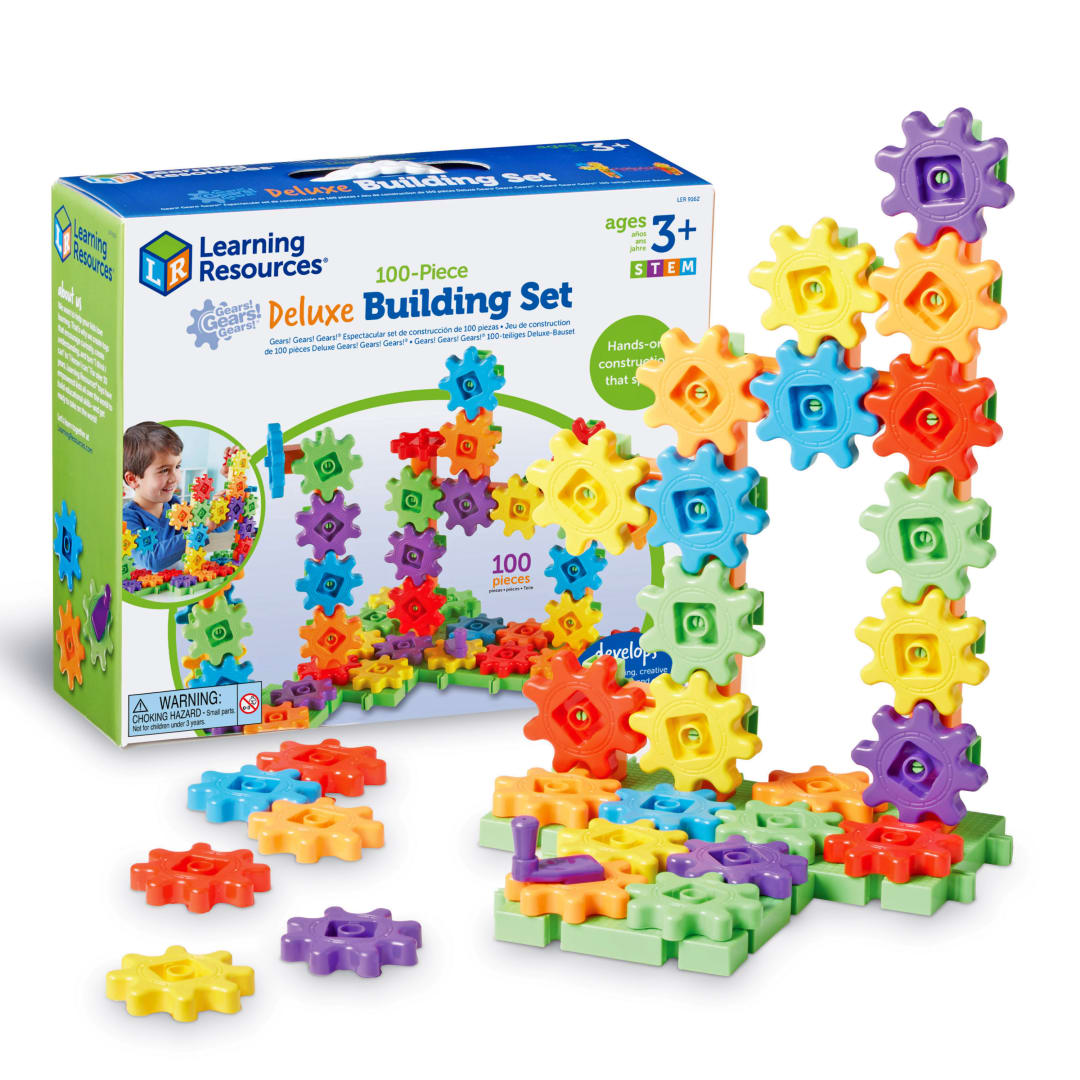 Gear Building Set, 100 Pieces – Classroom Pack