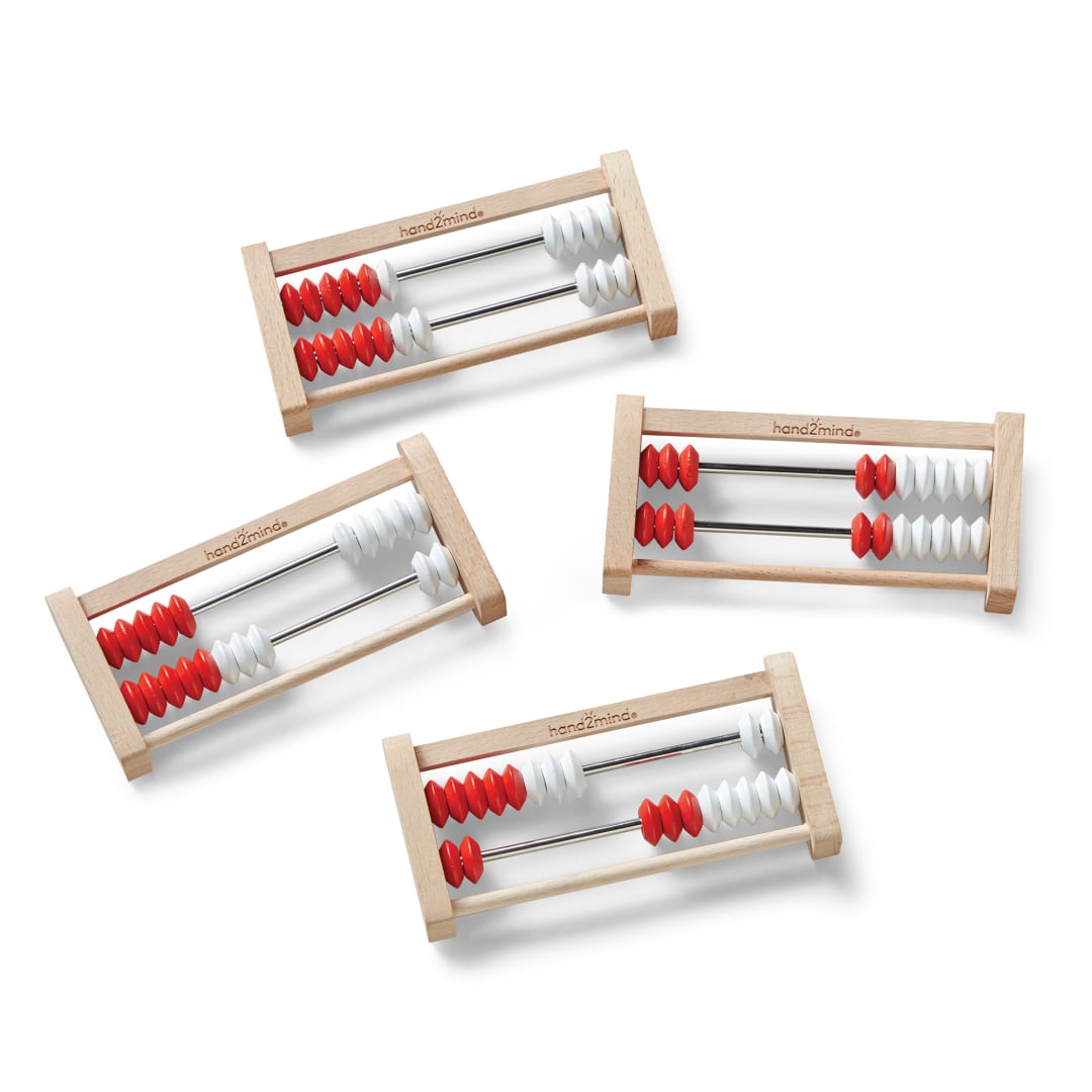 Mini Wooden Rekenreks, Set of 4 – Classroom Pack
