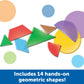 Translucent Geometric Shapes, 408 Pieces – Classroom Pack, view 3