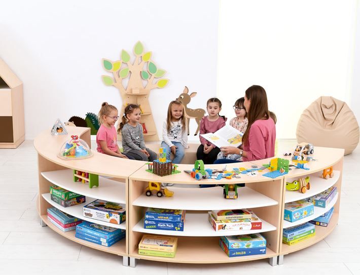 Quadro Curved 1/8-Circle Cabinet by Moje Bambino