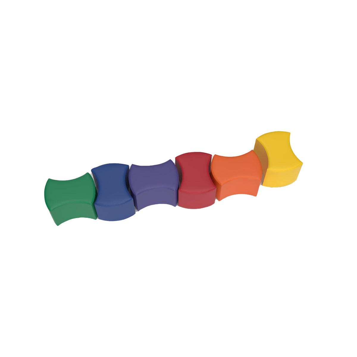 Interlocking Bowtie Foam Seating – Set of 6, view 9