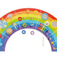 Rainbow 10-Activity Sensory Wall Panel by Moje Bambino
