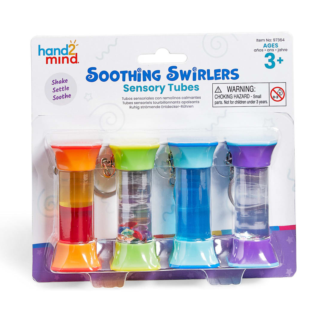 Swirling Sensory Tubes, Set of 4 – Classroom Pack, view 2