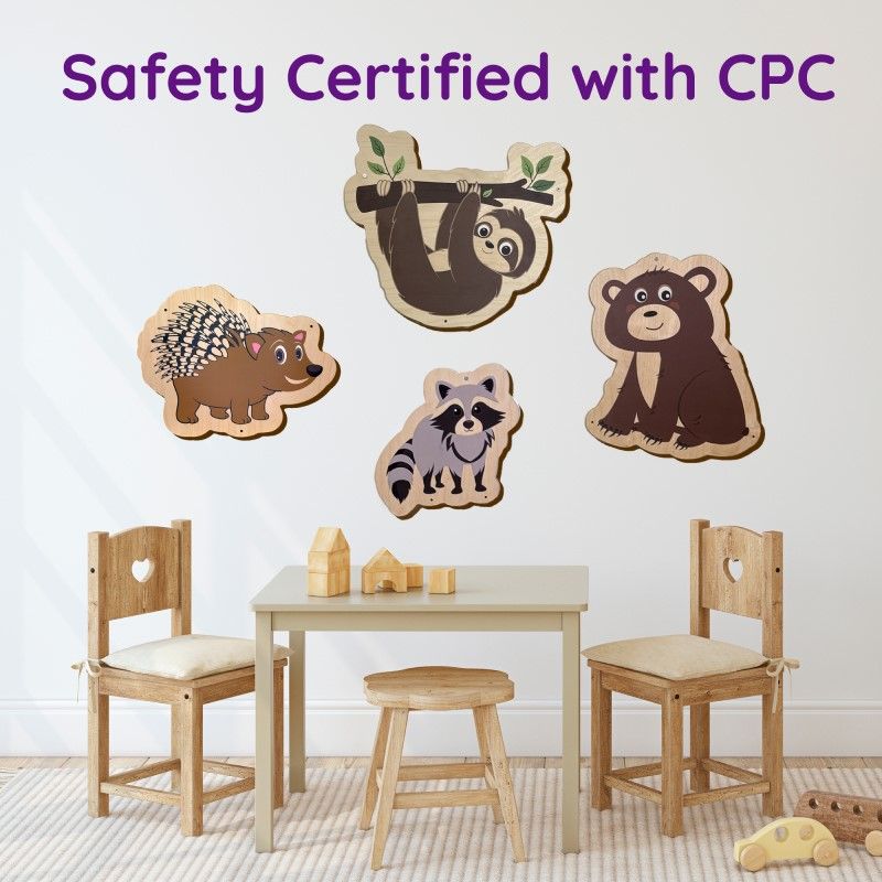 Woodland Animal Birch Wall Decor by Playscapes