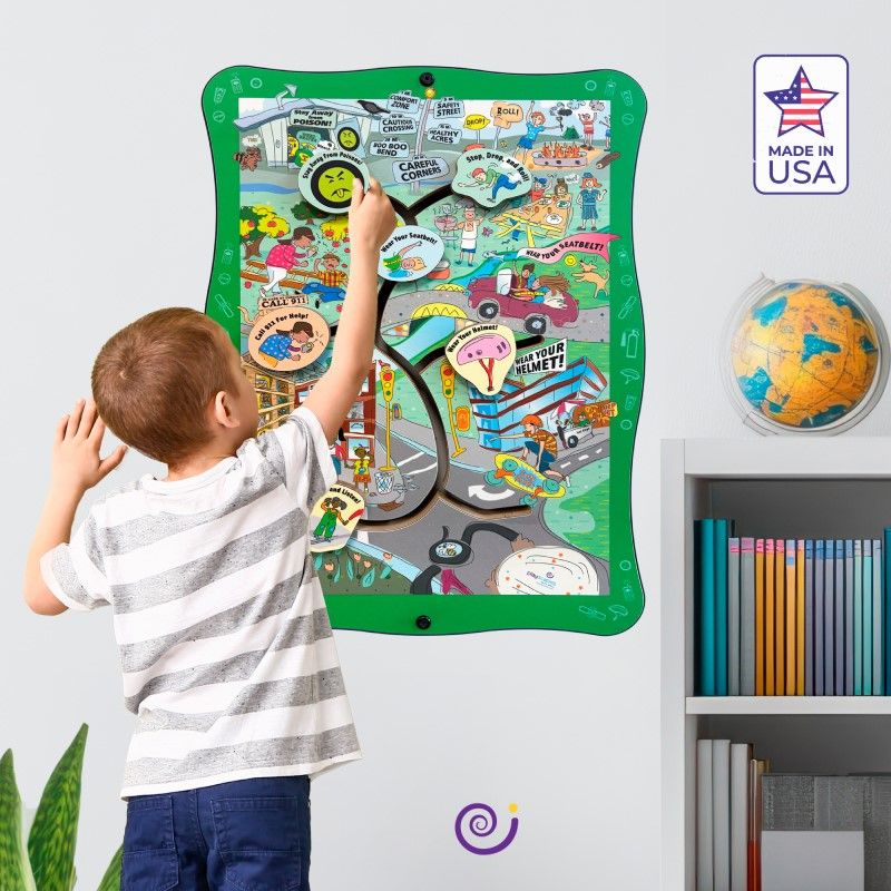 Safety Road Wall Activity by Playscapes