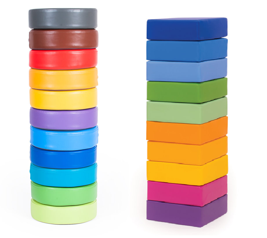 Rainbow Floor Seat Cushion Set by NOVUM