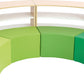 Paolo Curved Foam Bench Seat, Short by Moje Bambino