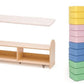 Mobile Toddler Bench with Floor Cushions by NOVUM