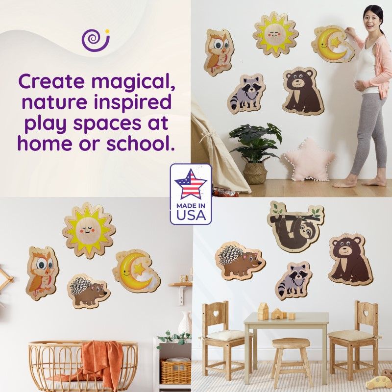 Woodland Animal Birch Wall Decor by Playscapes
