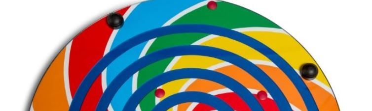 Lollipop Disc Maze Wall Activity by Playscapes