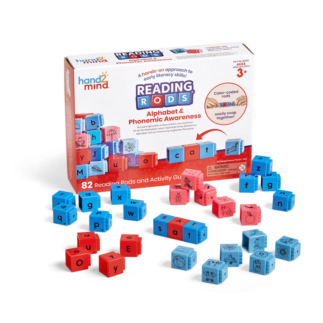 Alphabet & Phonemic Awareness Letter Rods – Classroom Pack
