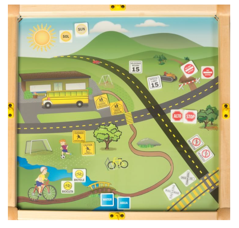 Play-From-The-Top Magnetic Activity Table by Playscapes