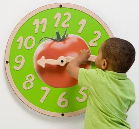 Giant Wiggly-Hands Teaching Clock by Playscapes