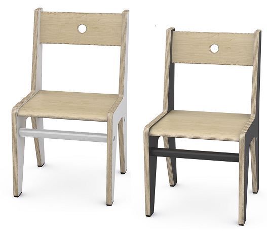 Modern Lightweight Classroom Chair by NOVUM
