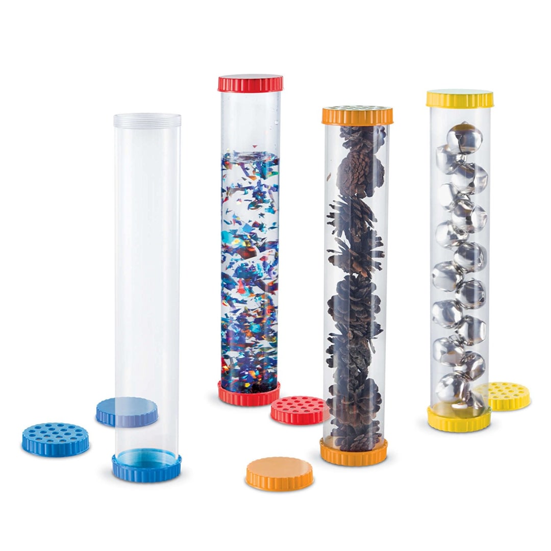 Clear Sensory Tubes, Set of 4 – Classroom Pack, view 2