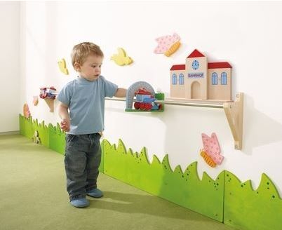 Push-Along Train Rail Wall Activity by HABA Pro