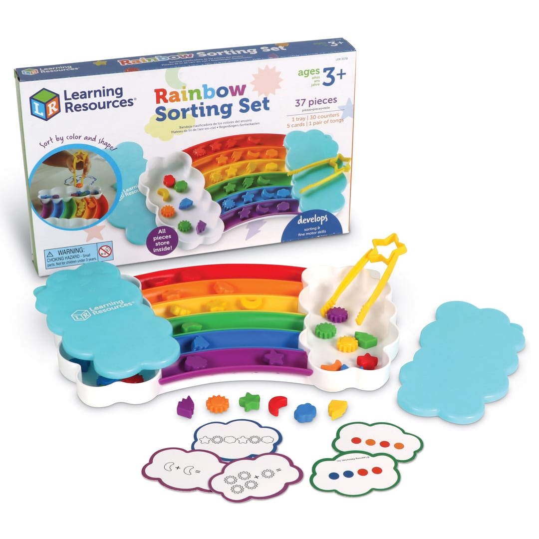 Rainbow Sorting Tray Set – Classroom Pack