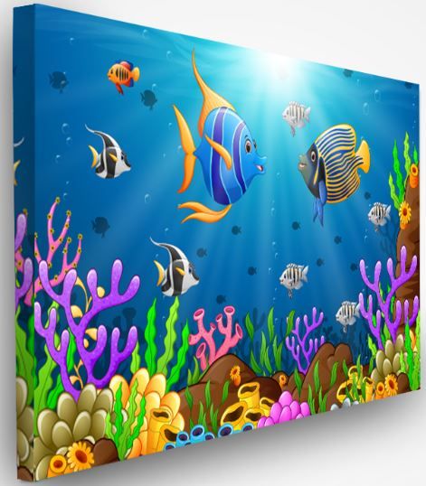 Illustrated Sound-Absorbing Art Panel by Playscapes