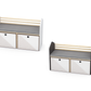 Mobile Storage Cabinet with Cushioned Bench by NOVUM