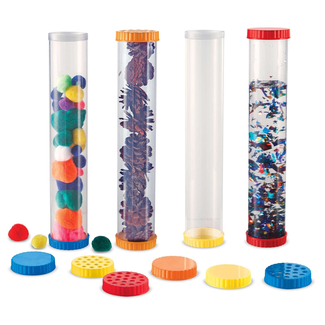 Clear Sensory Tubes, Set of 4 – Classroom Pack