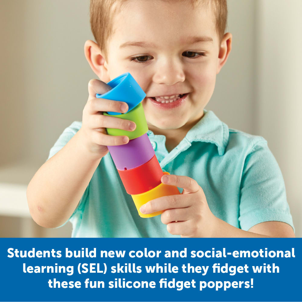 Feelings Fidget Poppers, Set of 24 – Classroom Pack, view 2