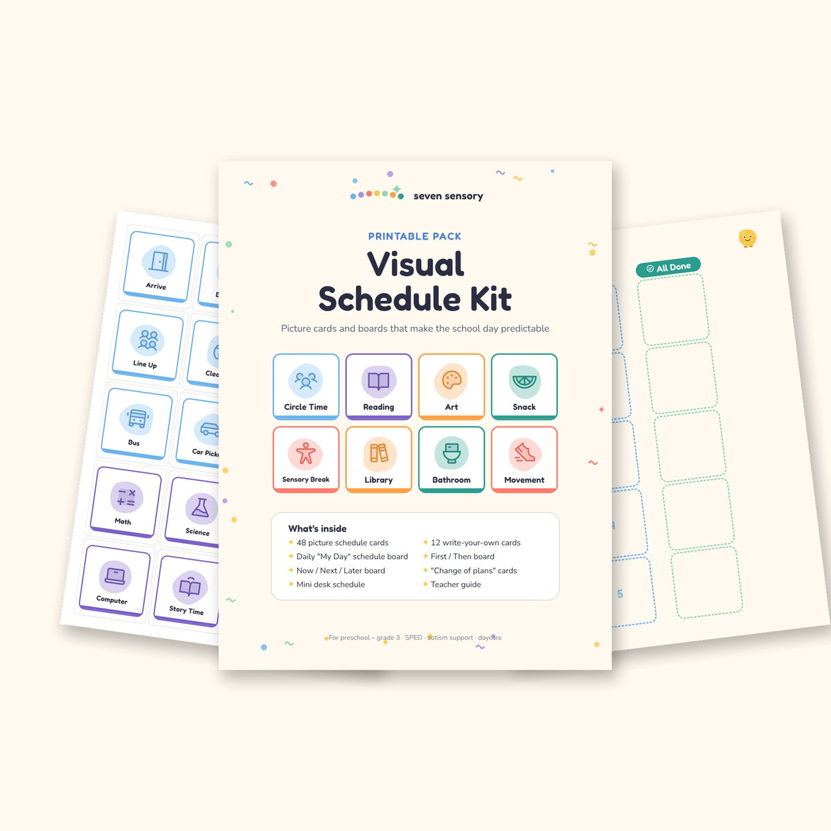 Visual Schedule Kit (Printable)