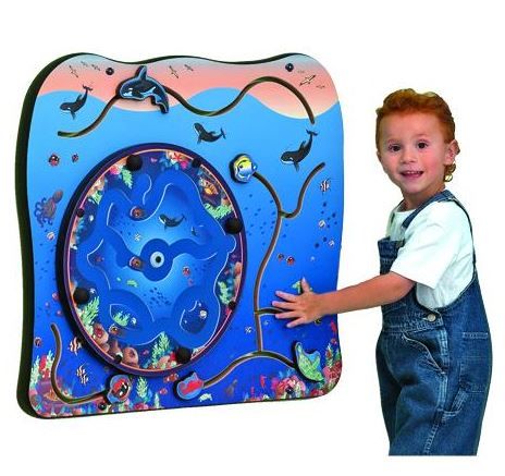 Whale-of-a-Time Ocean Maze Wall Activity by Playscapes