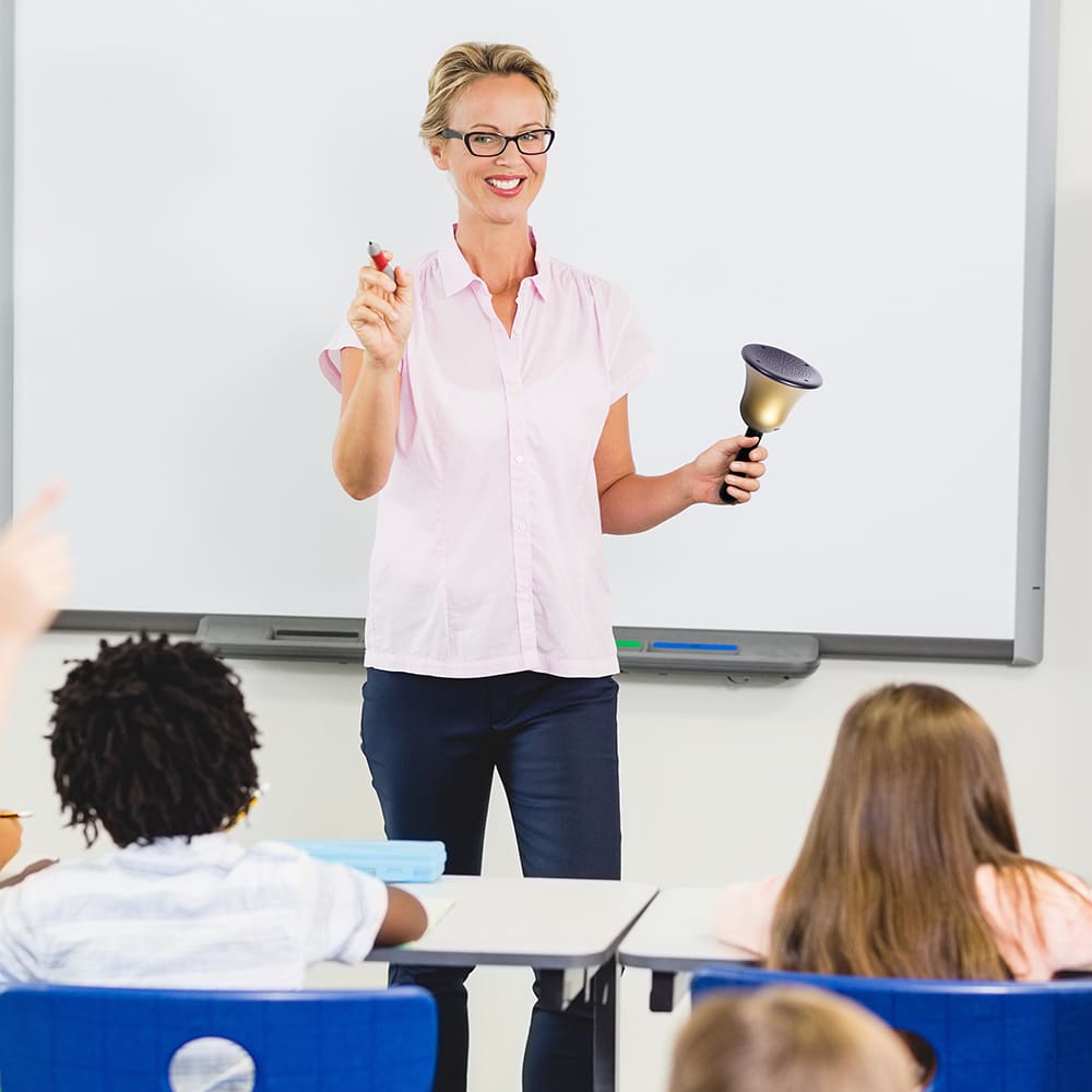 Electronic Classroom Attention Bell – Classroom Pack, view 2