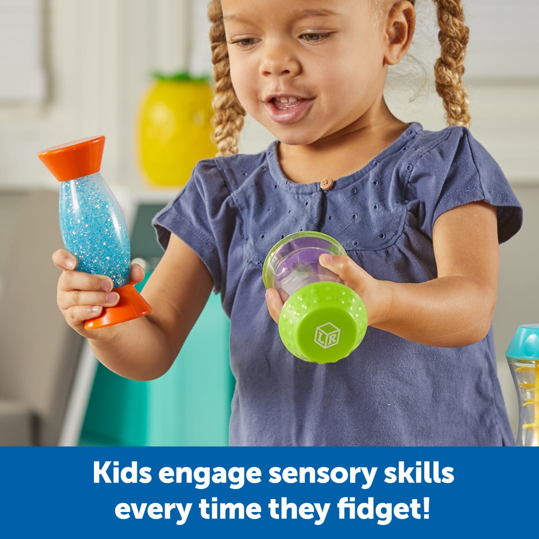 Sensory Trio Fidget Tubes, Set of 3 – Classroom Pack, view 3