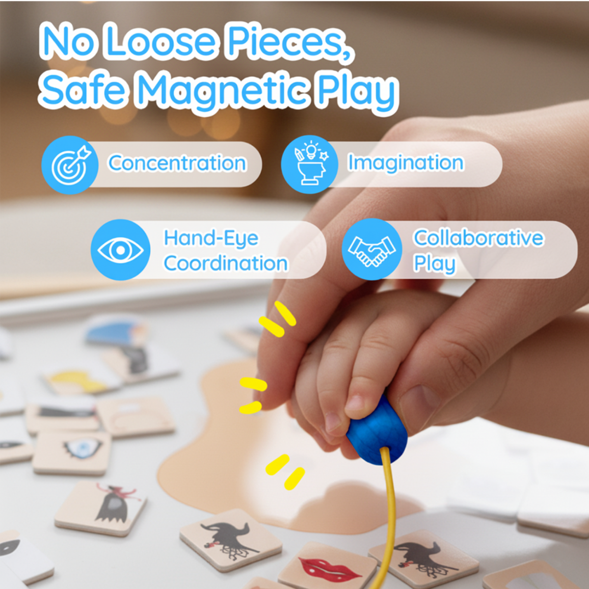 Magnetic Wand Learning Wall Activity by Playscapes