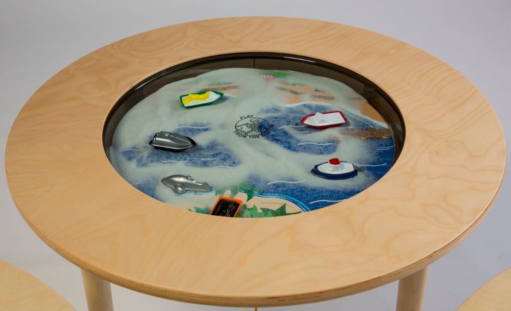 Round Magnetic Sand Table by Children's Furniture Company