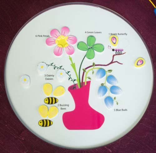 Flowers & Bees 36" Magnetic Activity Table by Playscapes
