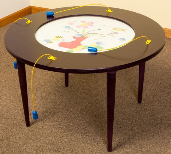 Flowers & Bees 36" Magnetic Activity Table by Playscapes